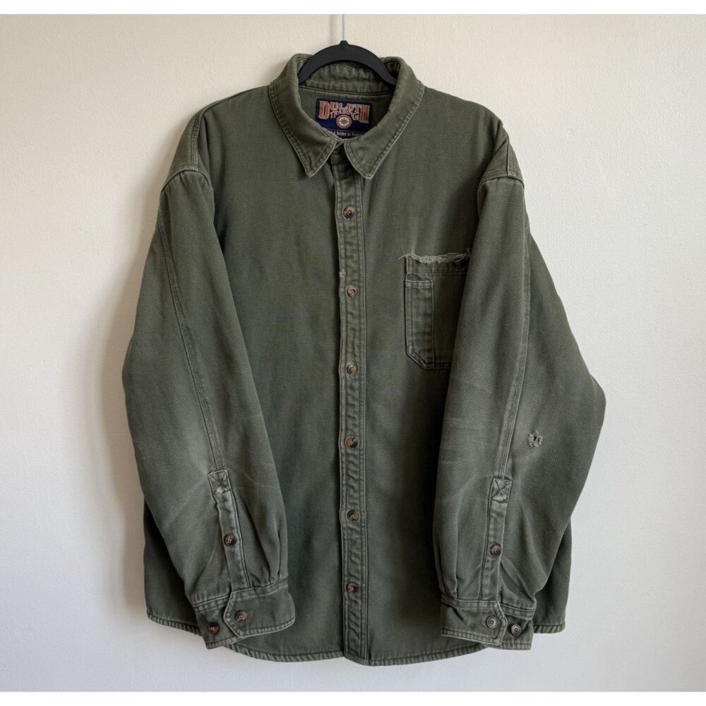 Vintage Y2K Duluth Trading Co Men’s Detroit Thrashed Work Jacket Size XL